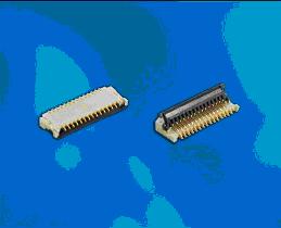 0.2毫米間距，0.9毫米高度FPC 零插入力連接器