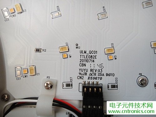 高端大氣上檔次！智能遙控調(diào)光LED吸頂燈拆解