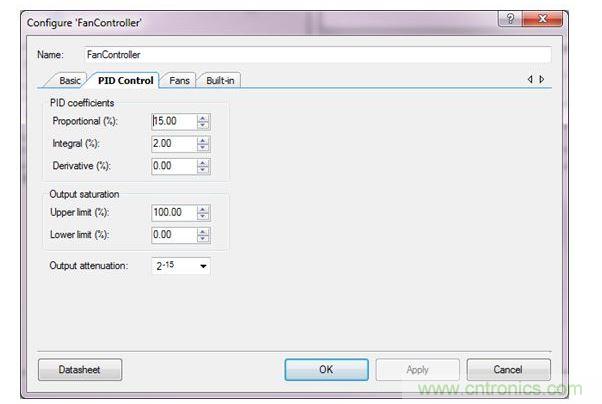 用于PSoC 3、PSoC 4與PSoC 5設(shè)計的PSoC Creator風(fēng)扇控制器設(shè)計向?qū)? width=
