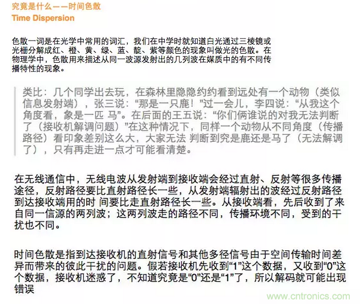 這樣比喻無線通信中的那些專業(yè)術(shù)語，也是沒誰了