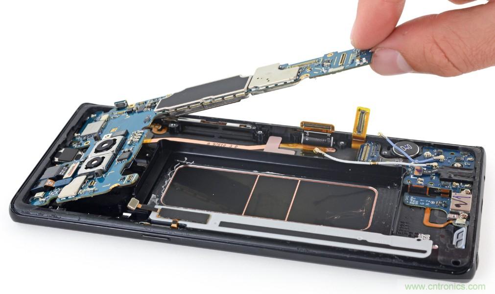 三星Note 8拆解，模塊化+分離式設(shè)計(jì)成趨勢？