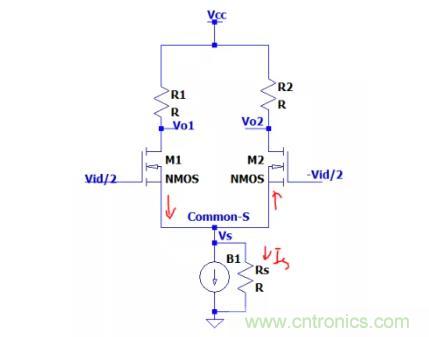 關(guān)于差分輸入電路和共模信號，差模信號關(guān)系的理解